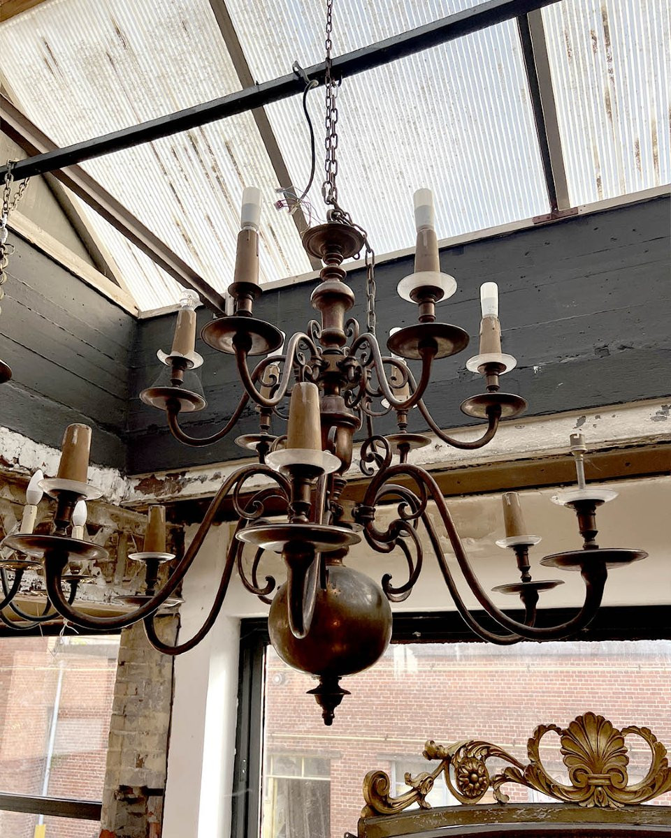 Large Dutch-style Chandelier-photo-2