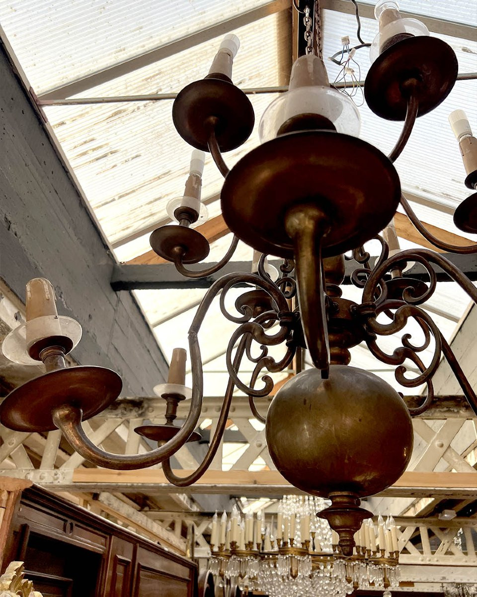 Large Dutch-style Chandelier-photo-3