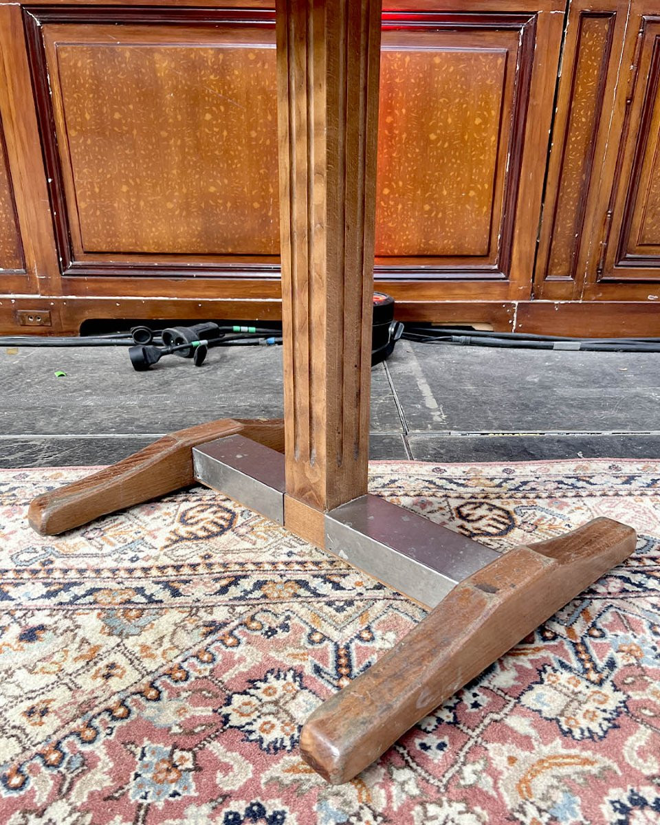 Set Of Art Deco Two-cover Bistro Tables-photo-2