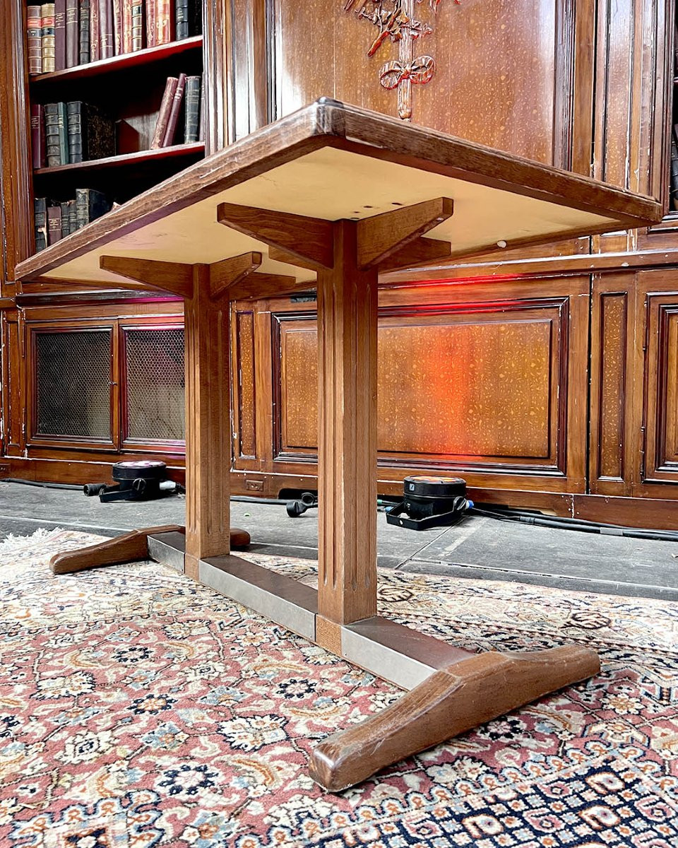 Lot de tables bistrot à quatre couverts d’esprit Art Déco-photo-2