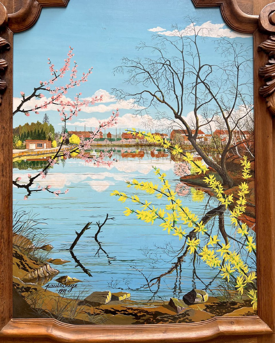Trumeau With Integrated Landscape, Rouge Paul-photo-5