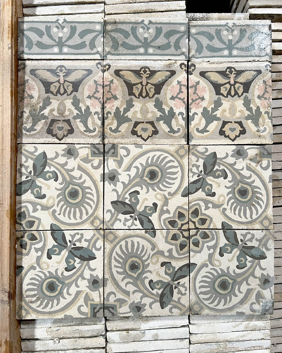 Lot Of Cement Tiles