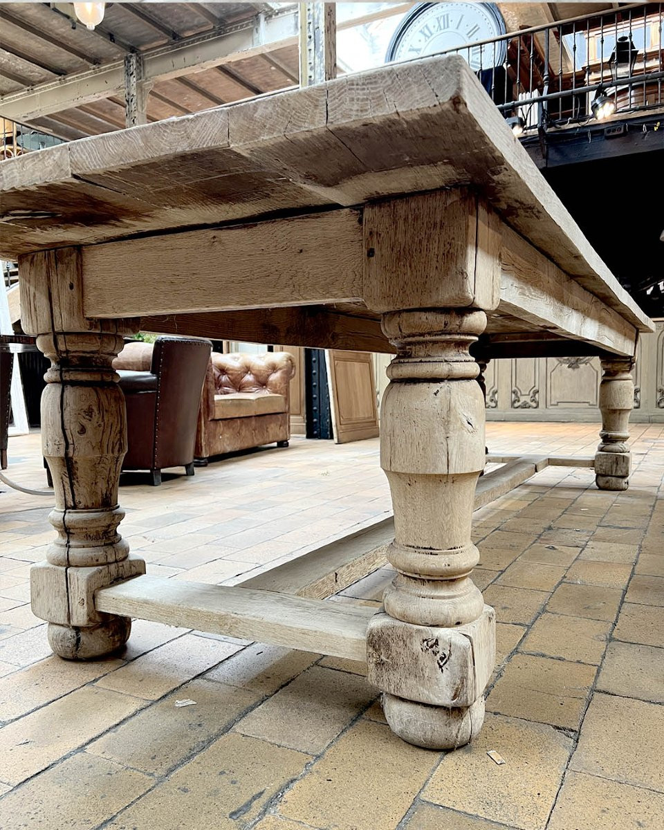 Oak Table 298×75.5×90.5cm-photo-4