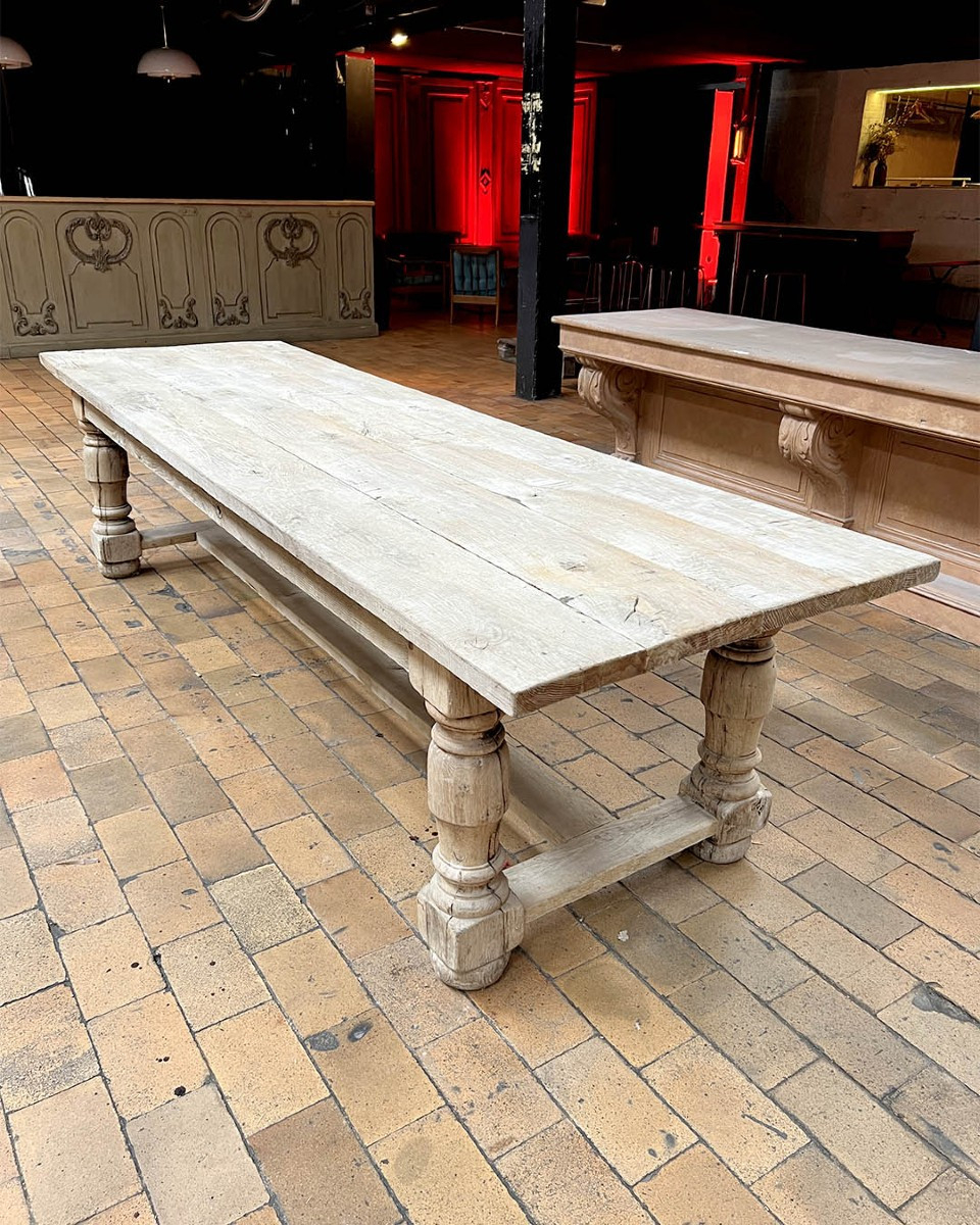 Oak Table 298×75.5×90.5cm