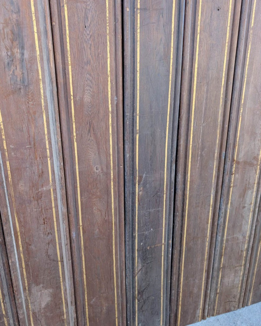 Lot de 8 colonnes avec peinture a la dorure-photo-4
