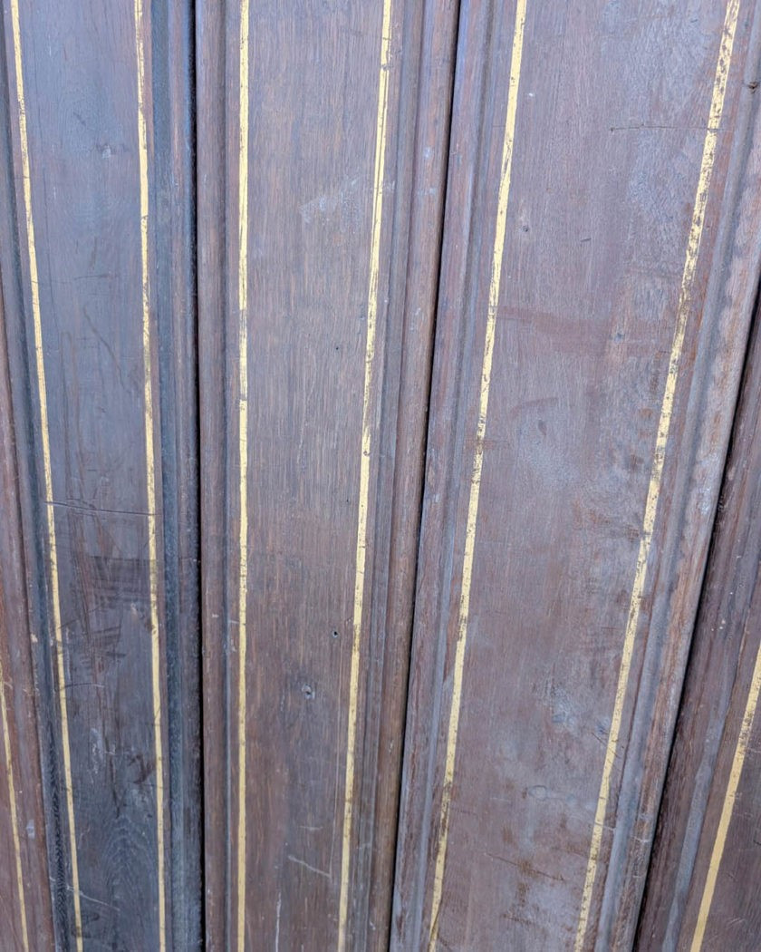 Lot de 8 colonnes avec peinture a la dorure-photo-1