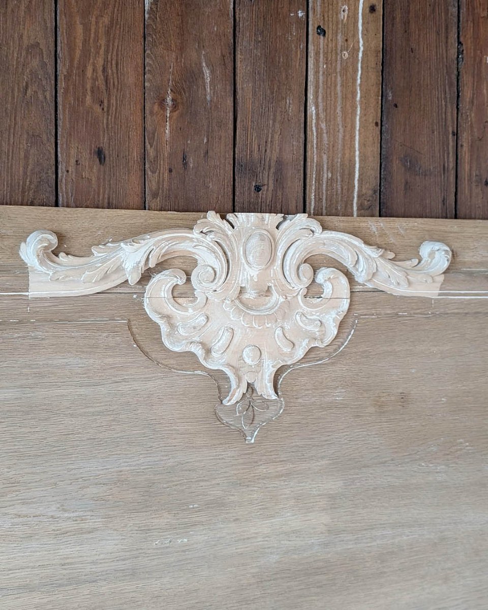 Pair Of Louis XV Carved Wood Transoms-photo-4