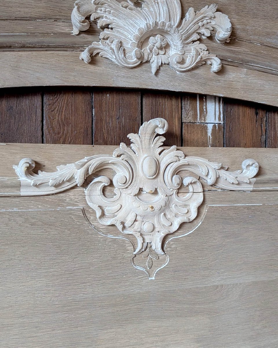 Pair Of Louis XV Carved Wood Transoms-photo-8