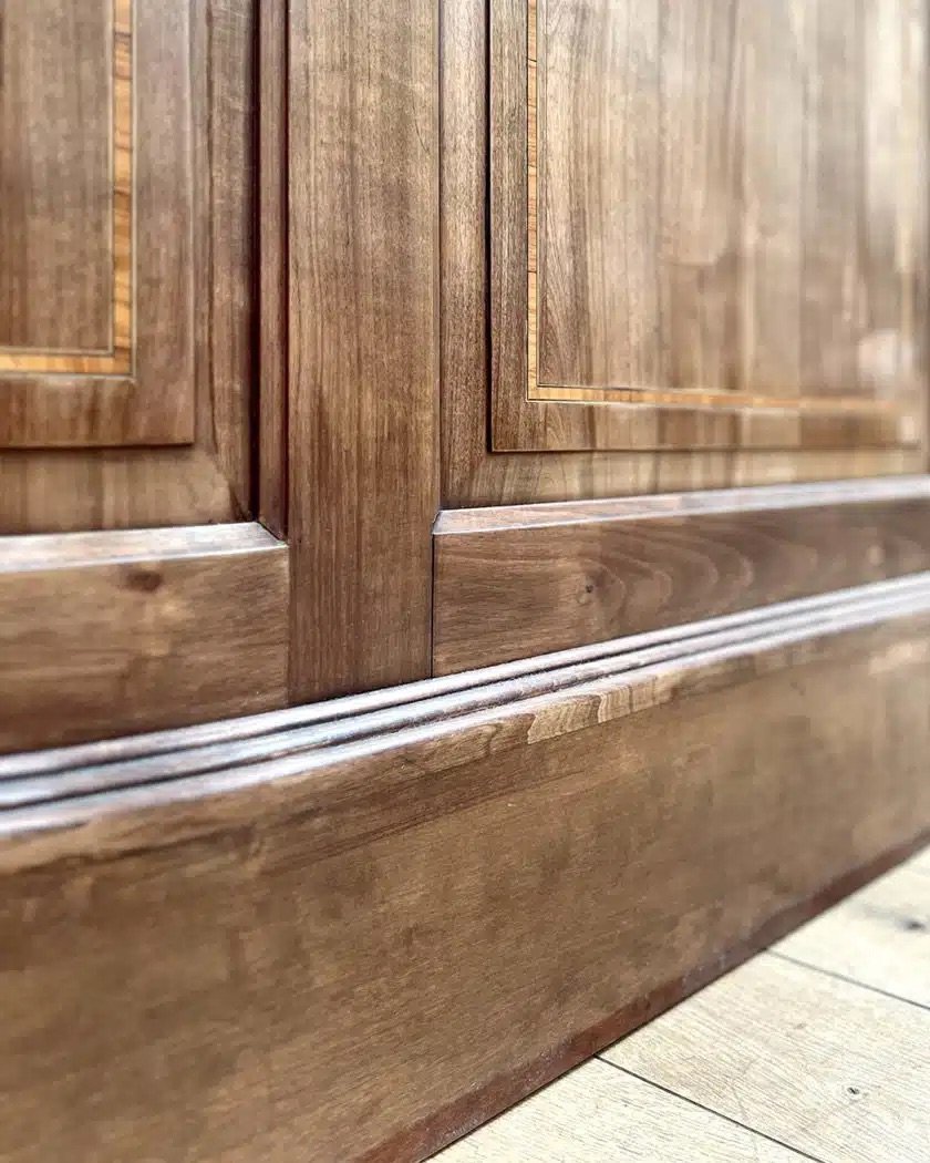 Walnut Bar With Pewter Top, 2.5 M-photo-3