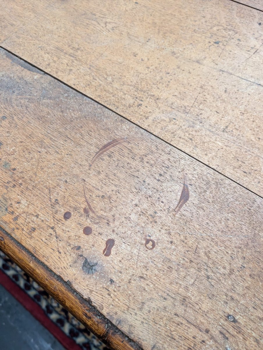 Antique Solid Oak Store Counter, 285 X 85 X 84 Cm-photo-6
