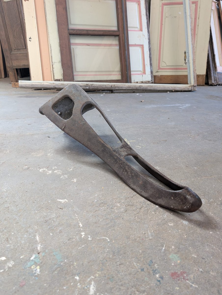 Lot de 5 porte-selles muraux anciens en fonte-photo-2