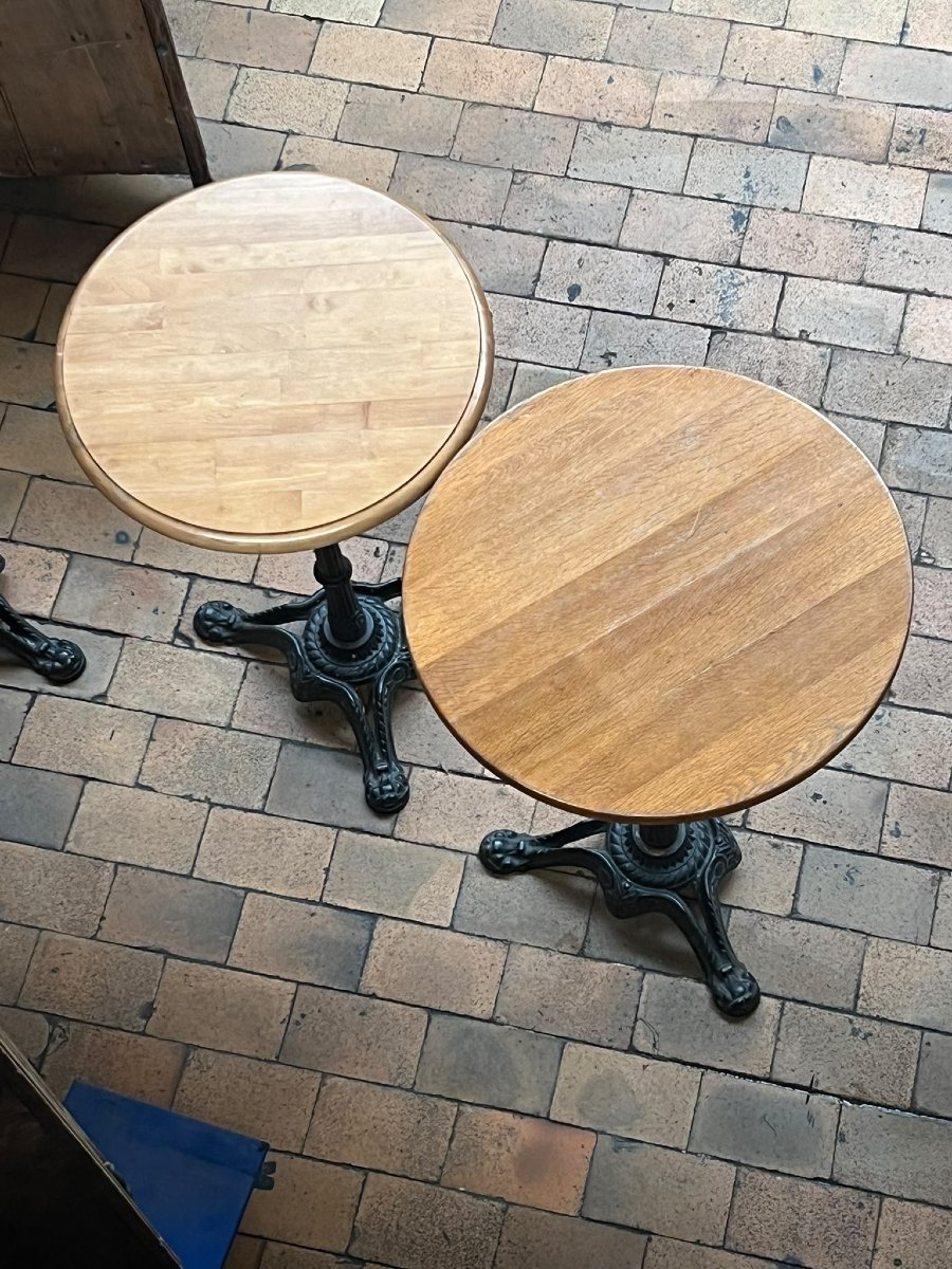 Cast-iron Bistro-style Bar Table, 69 X 108 Cm-photo-3