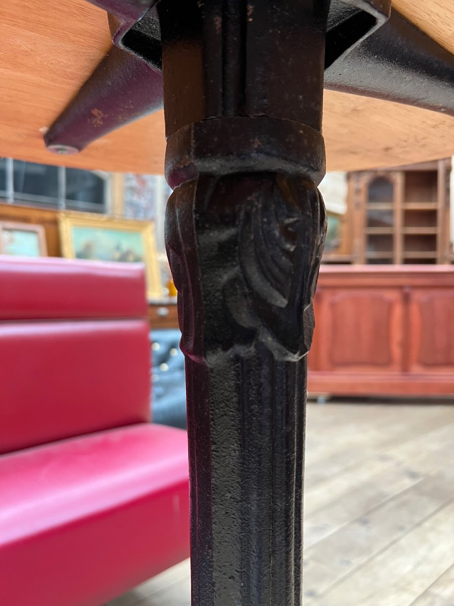 Cast-iron Bistro-style Bar Table, 69 X 108 Cm-photo-4