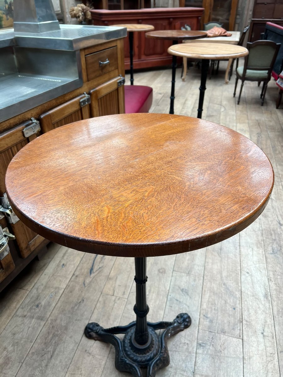 Cast-iron Bistro-style Bar Table, 69 X 108 Cm-photo-3