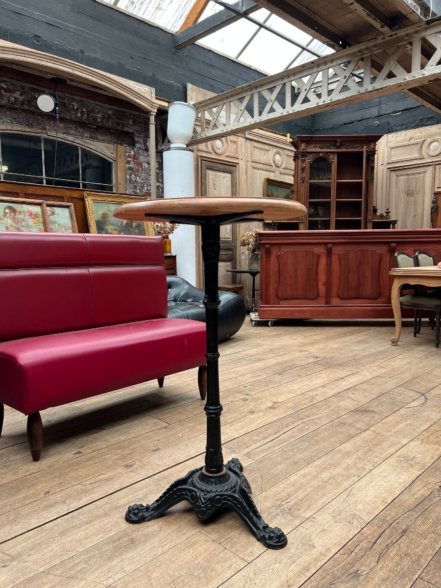 Cast-iron Bistro-style Bar Table, 69 X 108 Cm-photo-4