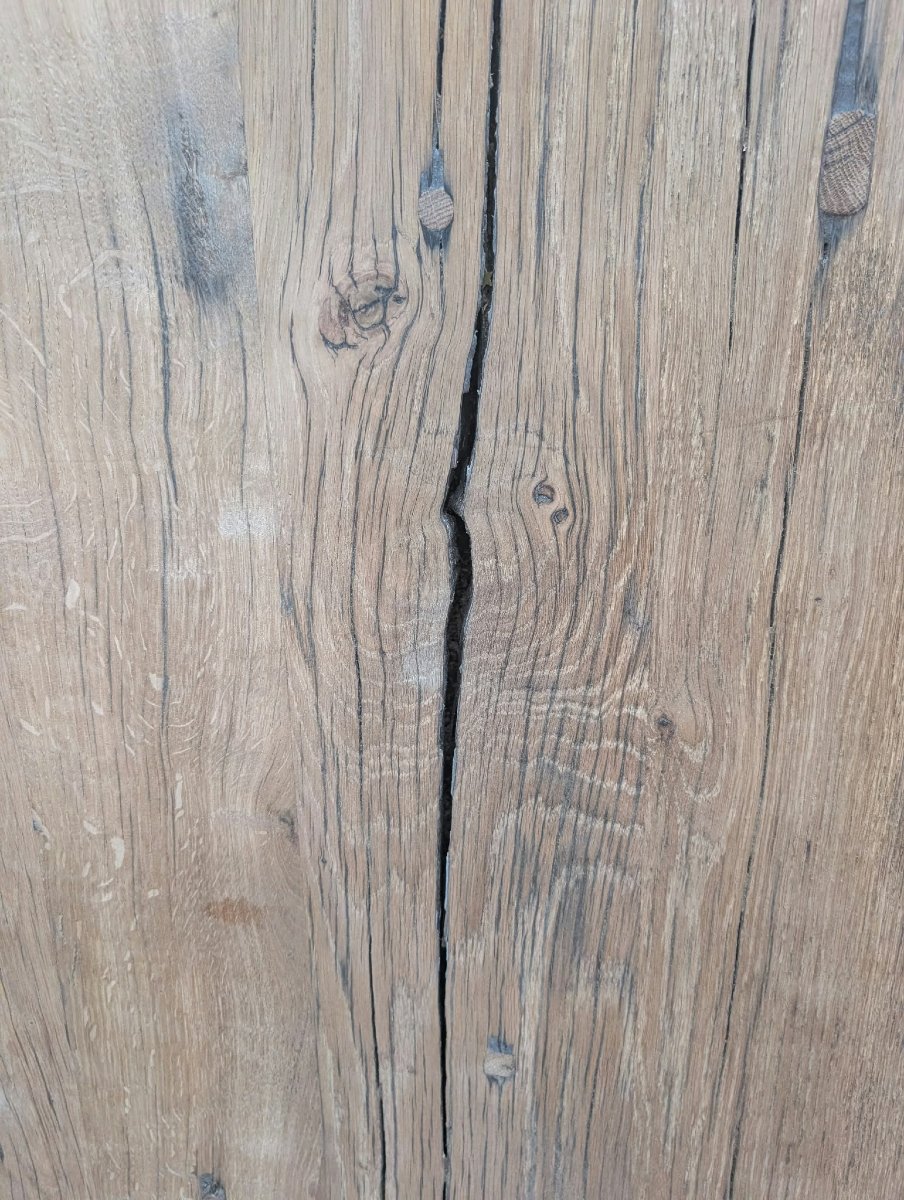 Antique Oak Tabletop, 120 X 330 Cm-photo-3