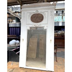 Trumeau De Style Louis XVI Avec Sanguine 141,5x261x21cm