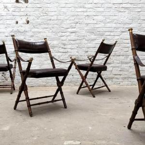 Set Of 4 Empire Style Armchairs