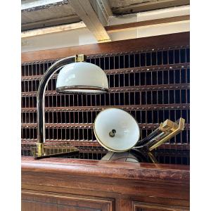 Lampe Italienne de Bureau avec son applique par Venini