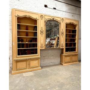 Boiserie bibliothèque d’esprit Louis XV