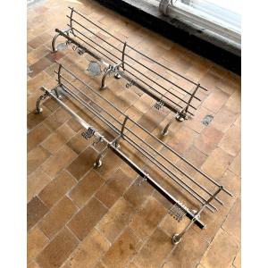 Pair Of Chrome Coat Racks