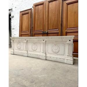 Old Earthenware Counter Front