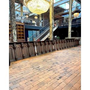 Five Pieces Of Carved Wood Paneling, 9.8m