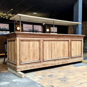 Pine Restaurant Serving Cart