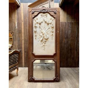Trumeau de boiserie d’esprit Louis XV 102x235cm
