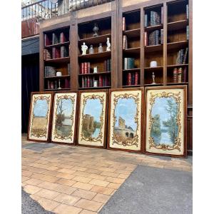  Lot de 8 tableaux décoratifs forains