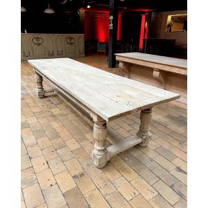 Oak Table 298×75.5×90.5cm