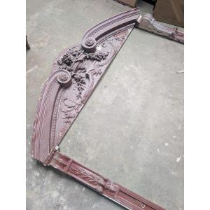 Passage de porte Napoléon III à fronton sculpté, 223 x 340 cm