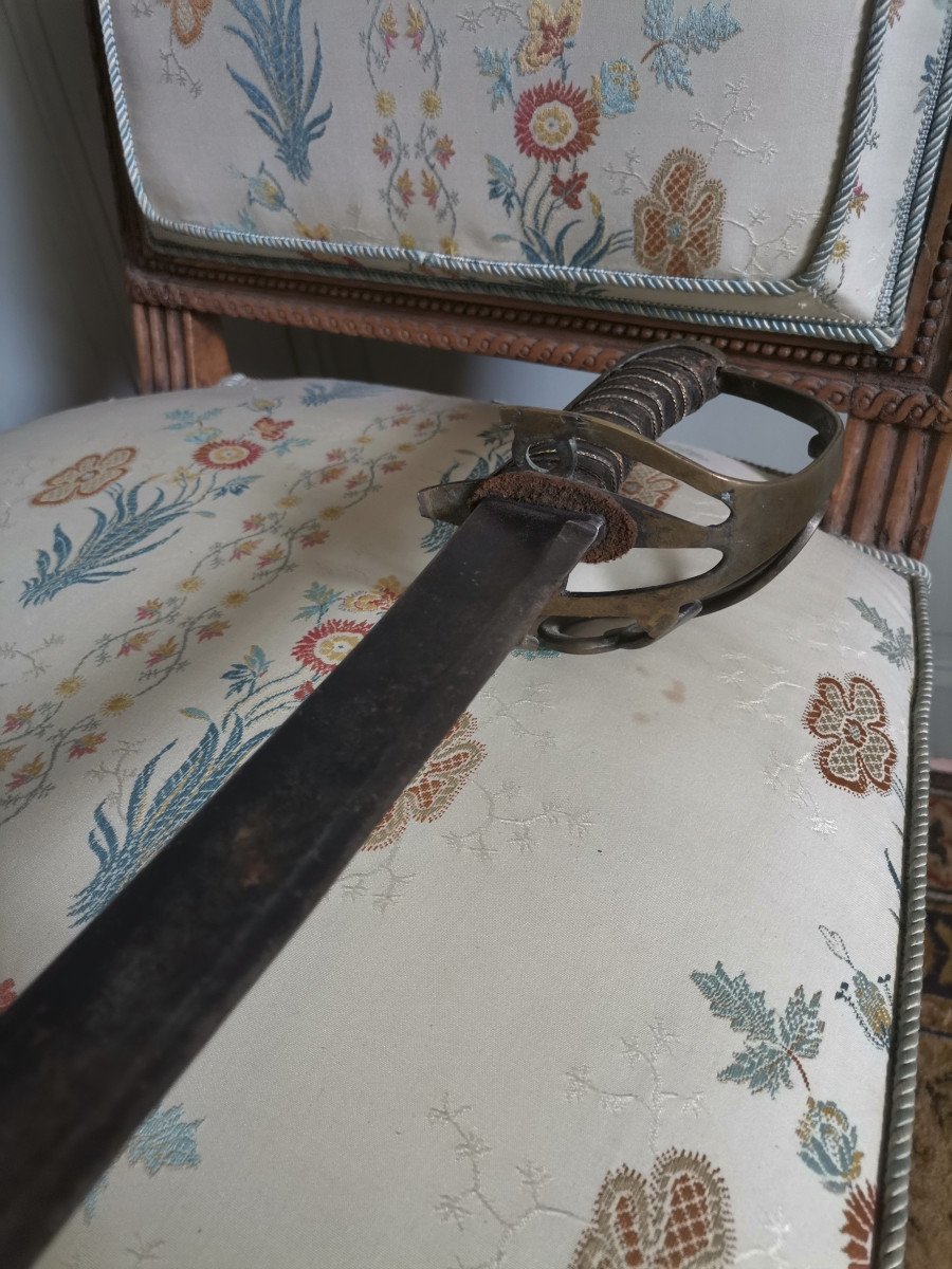 National Guard Officer's Saber Said Petit Montmorency Revolutionary Period-photo-4
