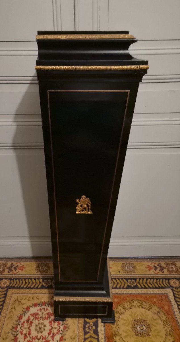 Gaine En Marquèterie Boulle d'époque Napoléon III-photo-5