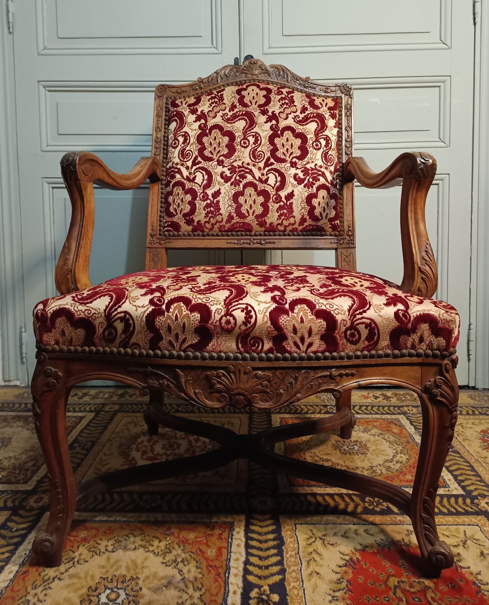 19th Century Regency Style Armchair-photo-1