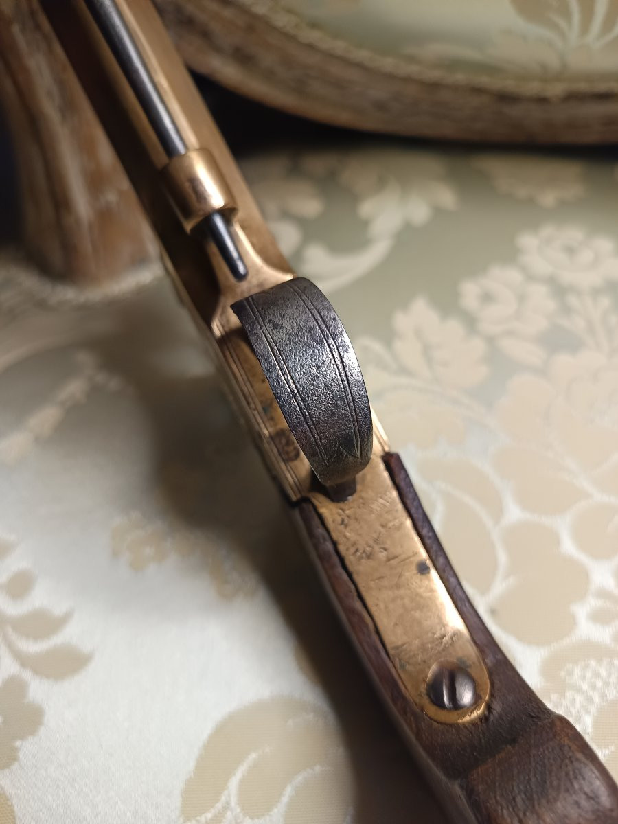 Naval Flintlock Chest Pistol, Late 18th Century, Early 19th Century-photo-2