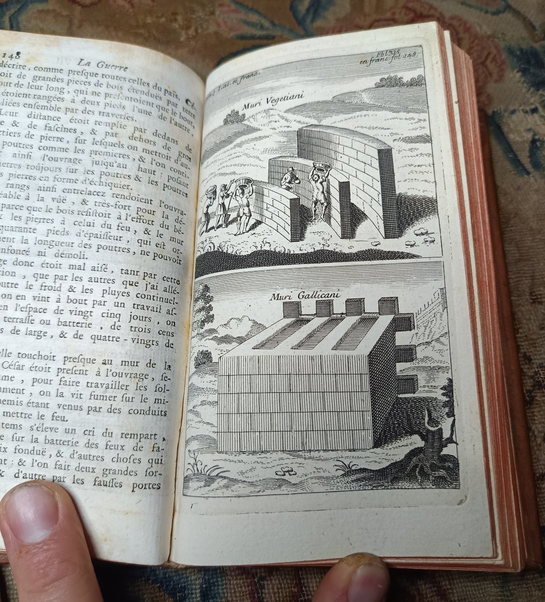 Livre "Les commentaires de César" 1708-photo-4