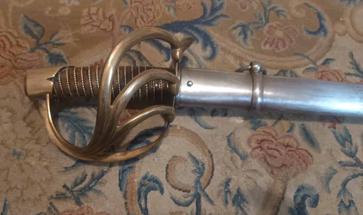 High-quality Antique Copy Of A Line Cavalry Saber, Model Year XIII, Modified 1816-photo-2