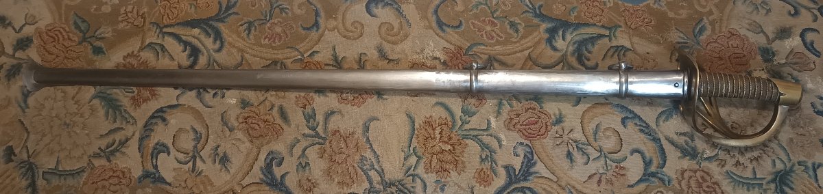 High-quality Antique Copy Of A Line Cavalry Saber, Model Year XIII, Modified 1816-photo-3