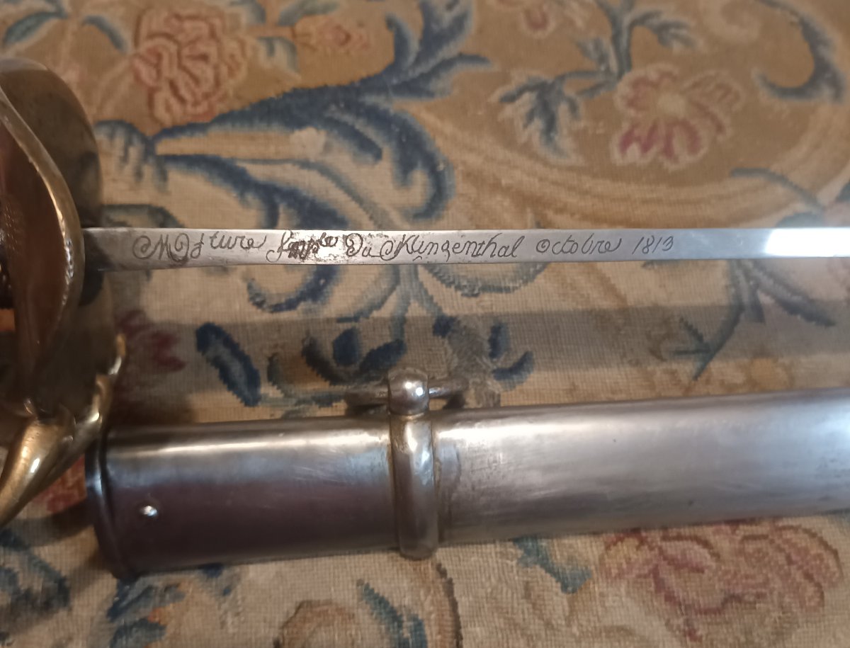 High-quality Antique Copy Of A Line Cavalry Saber, Model Year XIII, Modified 1816-photo-4