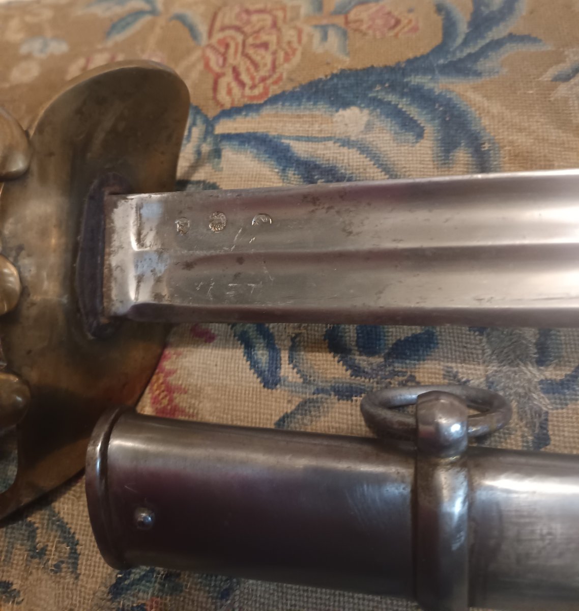 High-quality Antique Copy Of A Line Cavalry Saber, Model Year XIII, Modified 1816-photo-5
