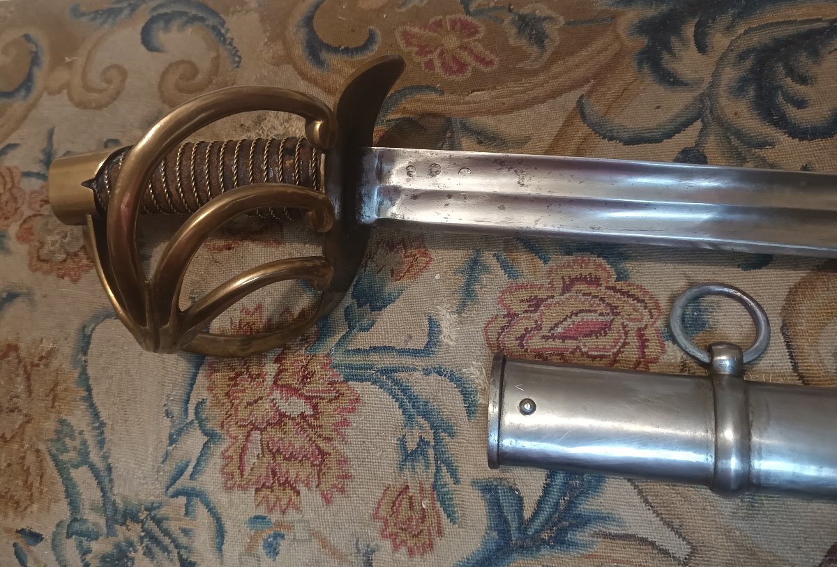 High-quality Antique Copy Of A Line Cavalry Saber, Model Year XIII, Modified 1816-photo-8