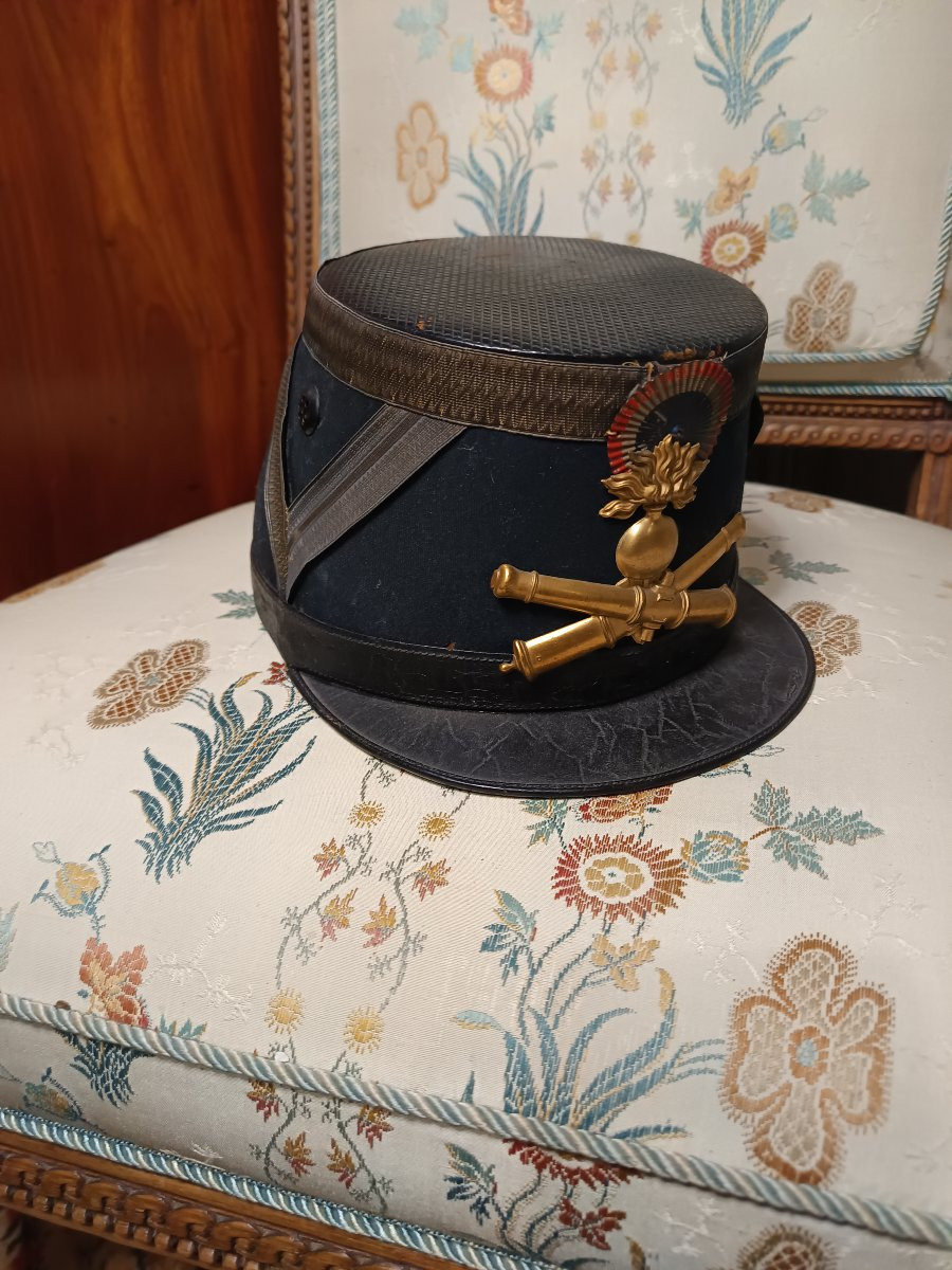 Artillery Officer's Shako, Model 1874, Third Republic Era-photo-2