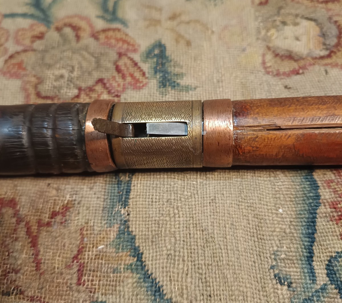 Canne fusil calibre 12 mm percussion centrale-photo-5
