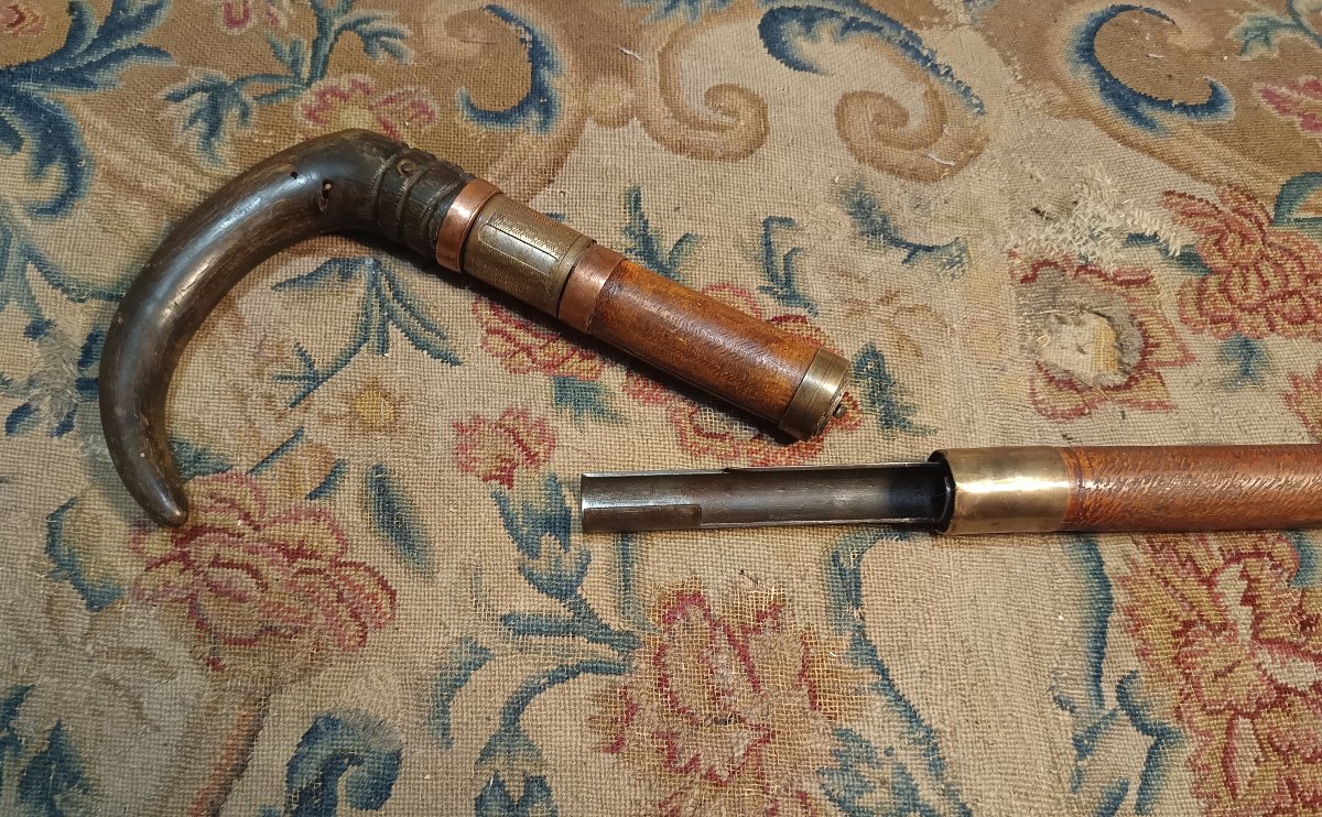 Canne fusil calibre 12 mm percussion centrale-photo-7