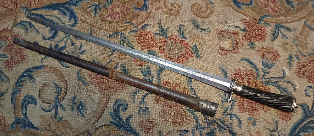 Dague de vènerie époque XVIIIème-photo-7