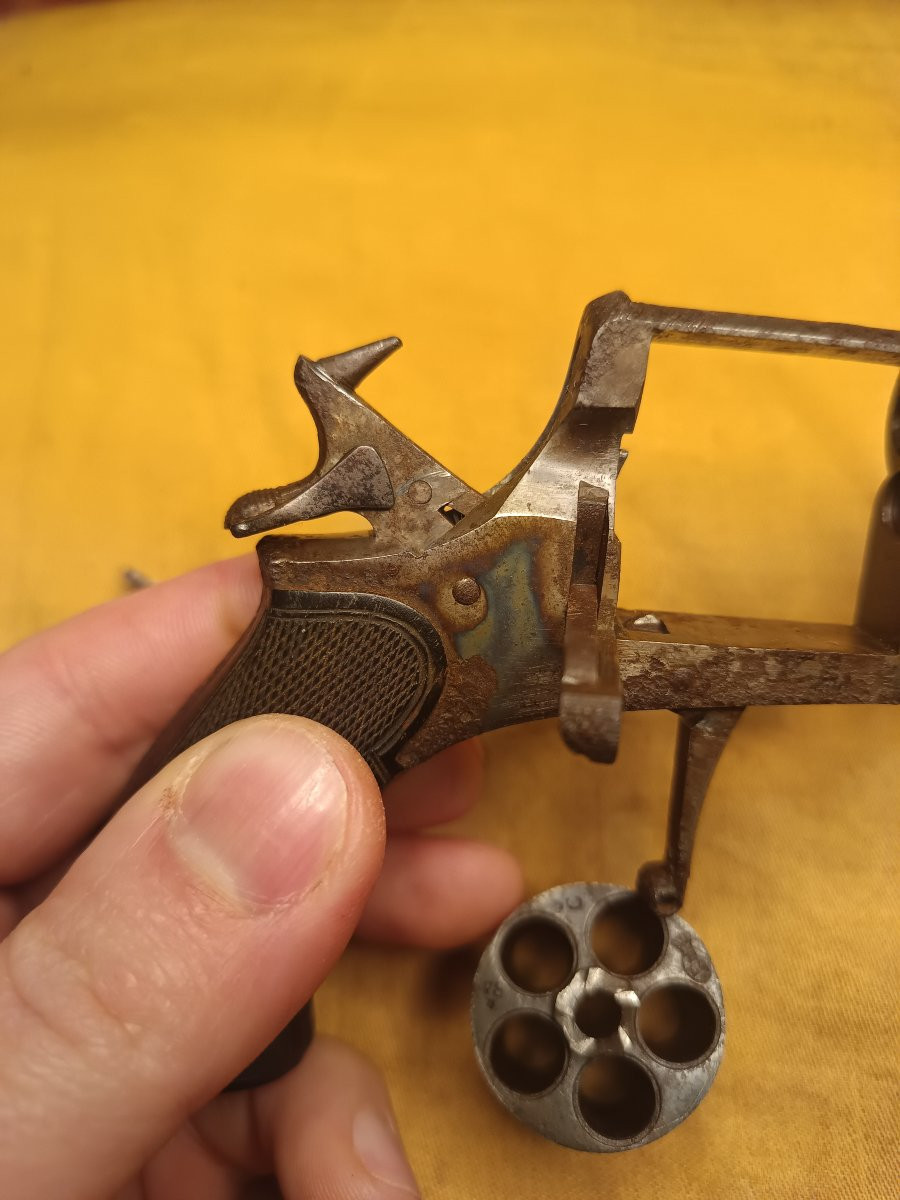 Petit révolver de poche Liégeois calibre 320-photo-4