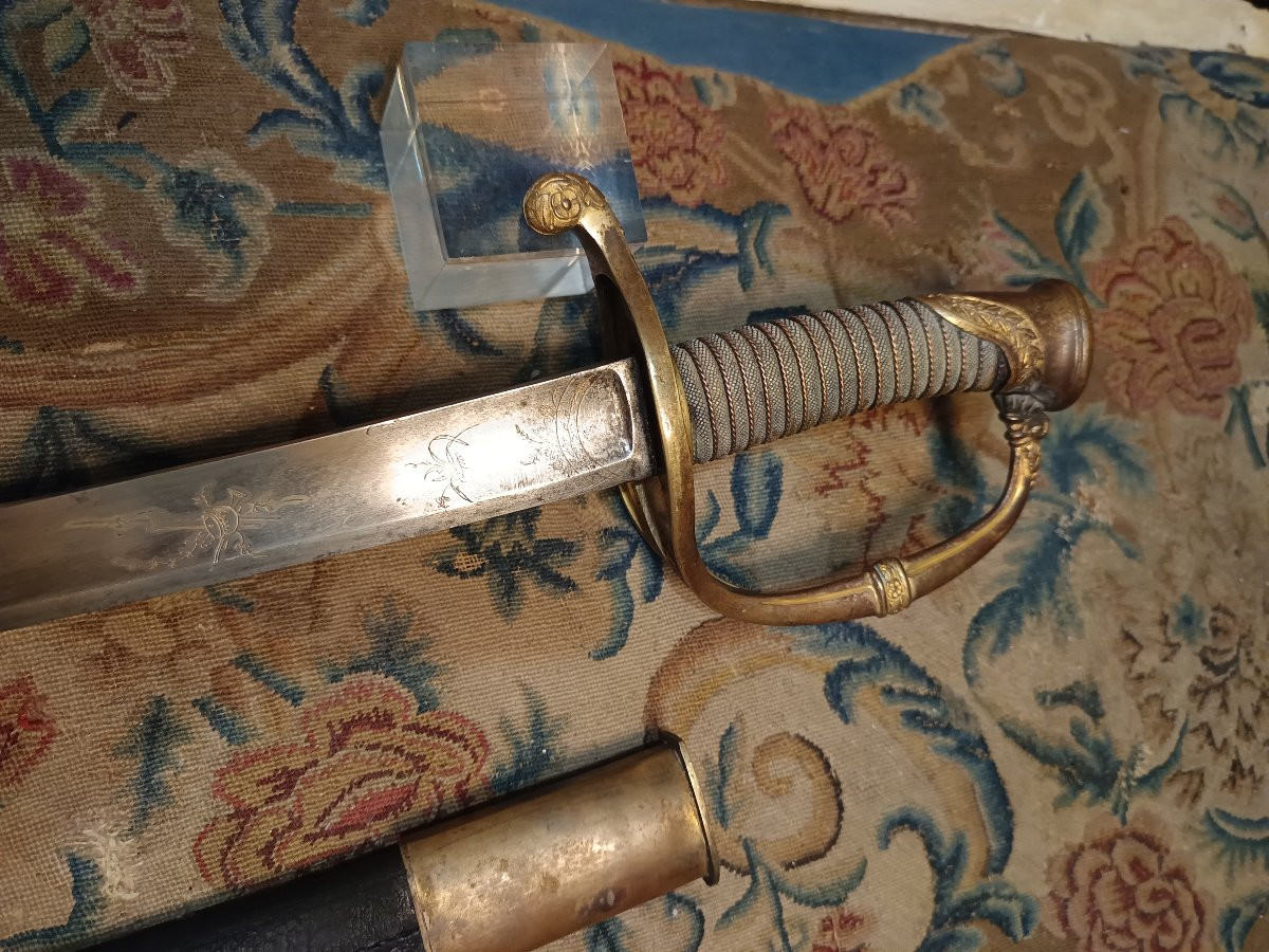 Infantry Officer's Saber, Model 1821, Restoration Period-photo-2