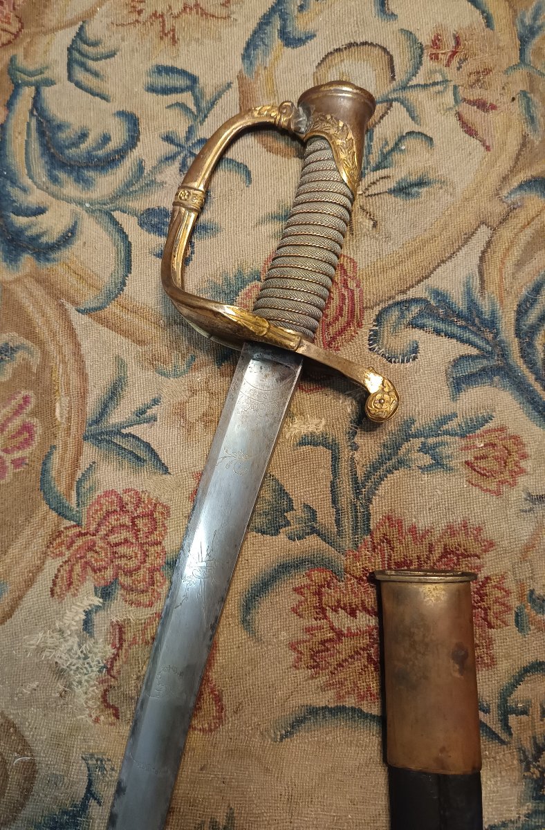 Infantry Officer's Saber, Model 1821, Restoration Period-photo-4