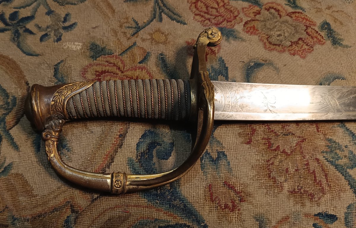 Infantry Officer's Saber, Model 1821, Restoration Period-photo-6